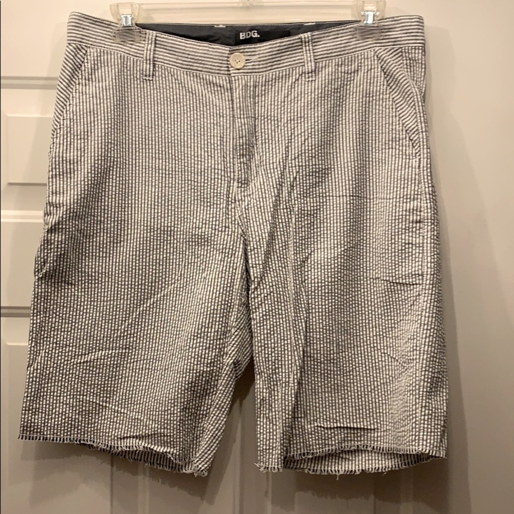BDG seersucker shorts